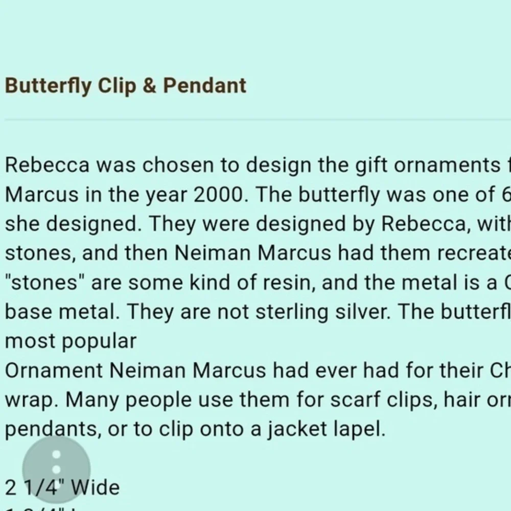 REBECCA COLLINS  CHERUB‎ PENDANT